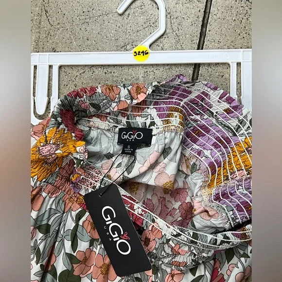 💚 3246. Floral Boho Smocked Waist Wide Leg Pants - Picture 10 of 12